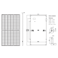 tekshine 25 years warranty half cell 315w 320w 325w  monocrystalline solar panel